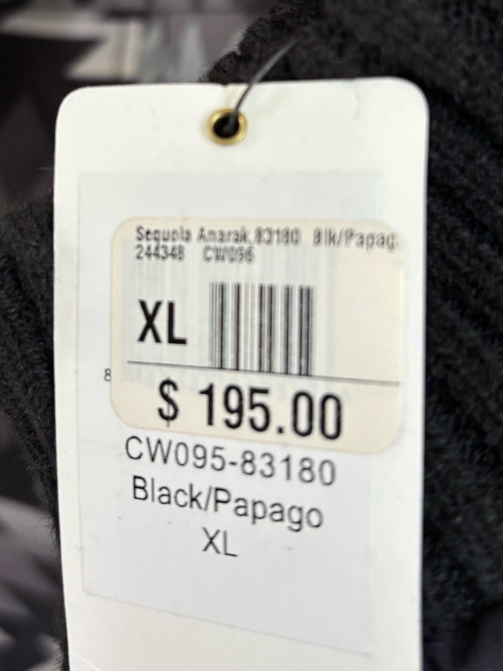 Pendleton Geometric Aztec Print Puffer Jacket - Black Gray Cream - Picture 4 of 8